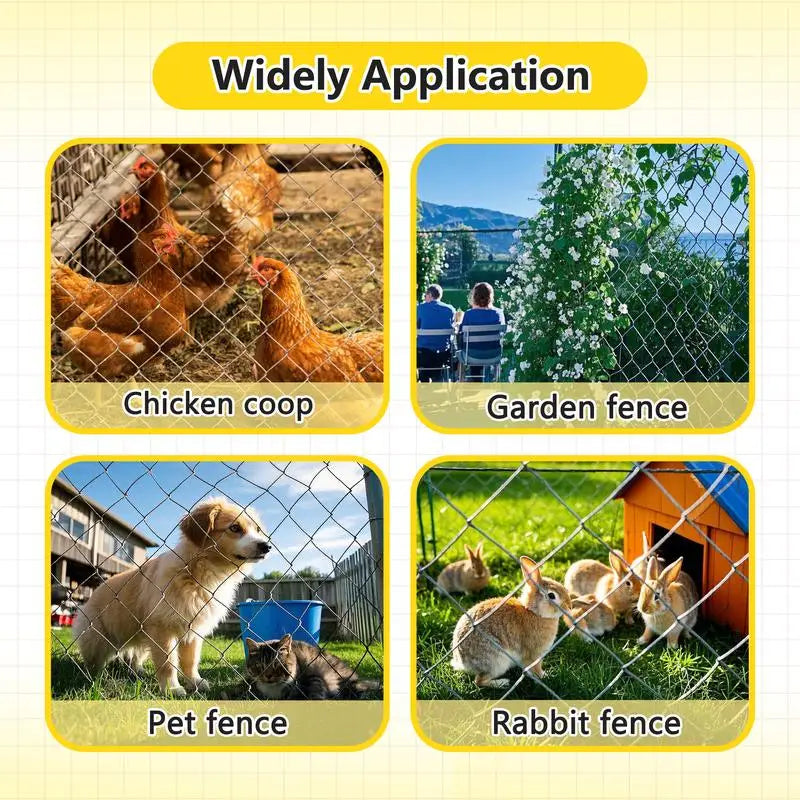 5.6ft x 57ft Galvanized Wire Fencing