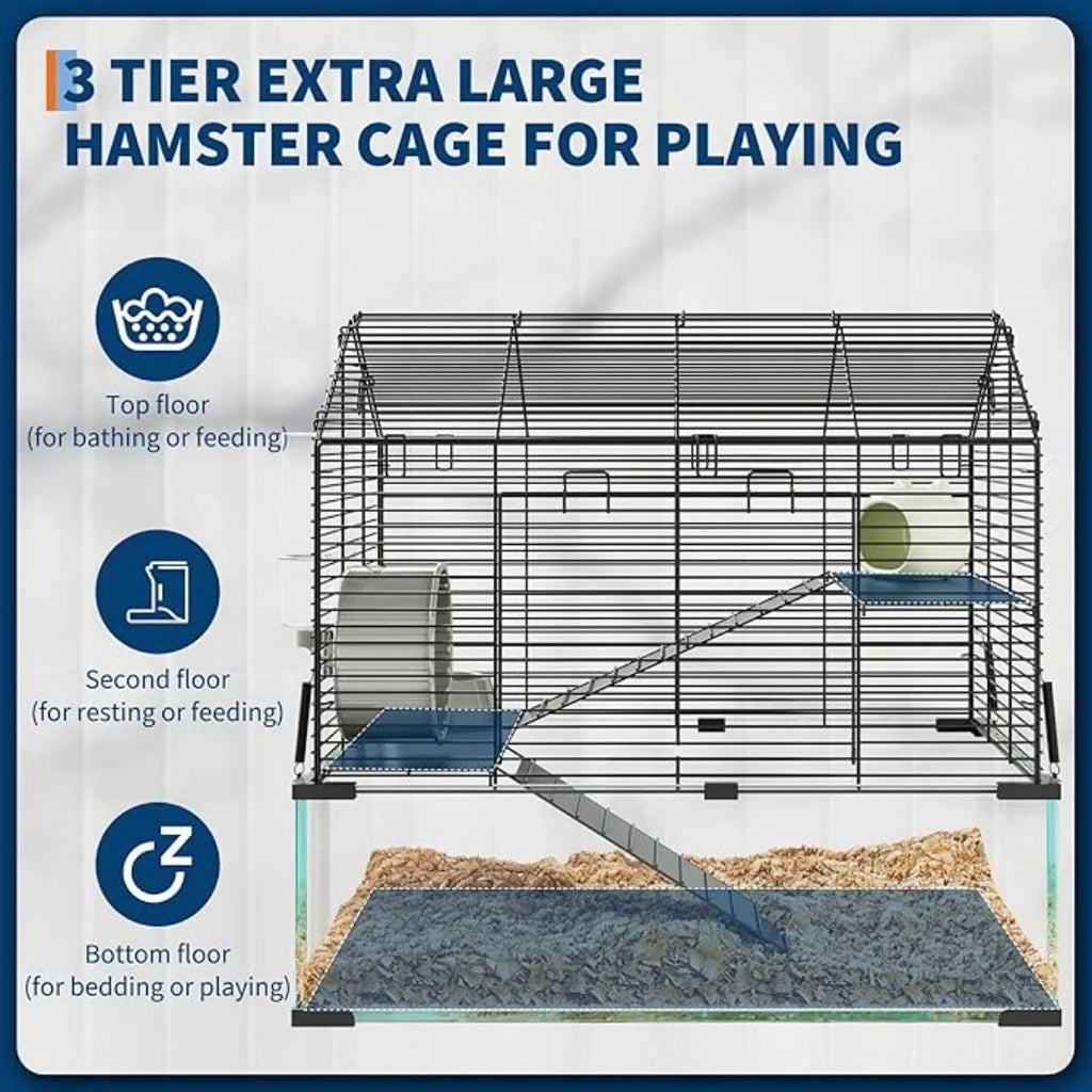 3 Tier Hamster Enclosure