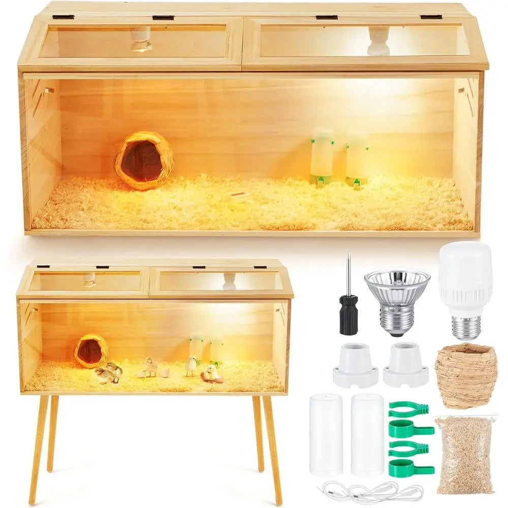 47 x 16 x 16 in Brooder Box for Chicken Quails