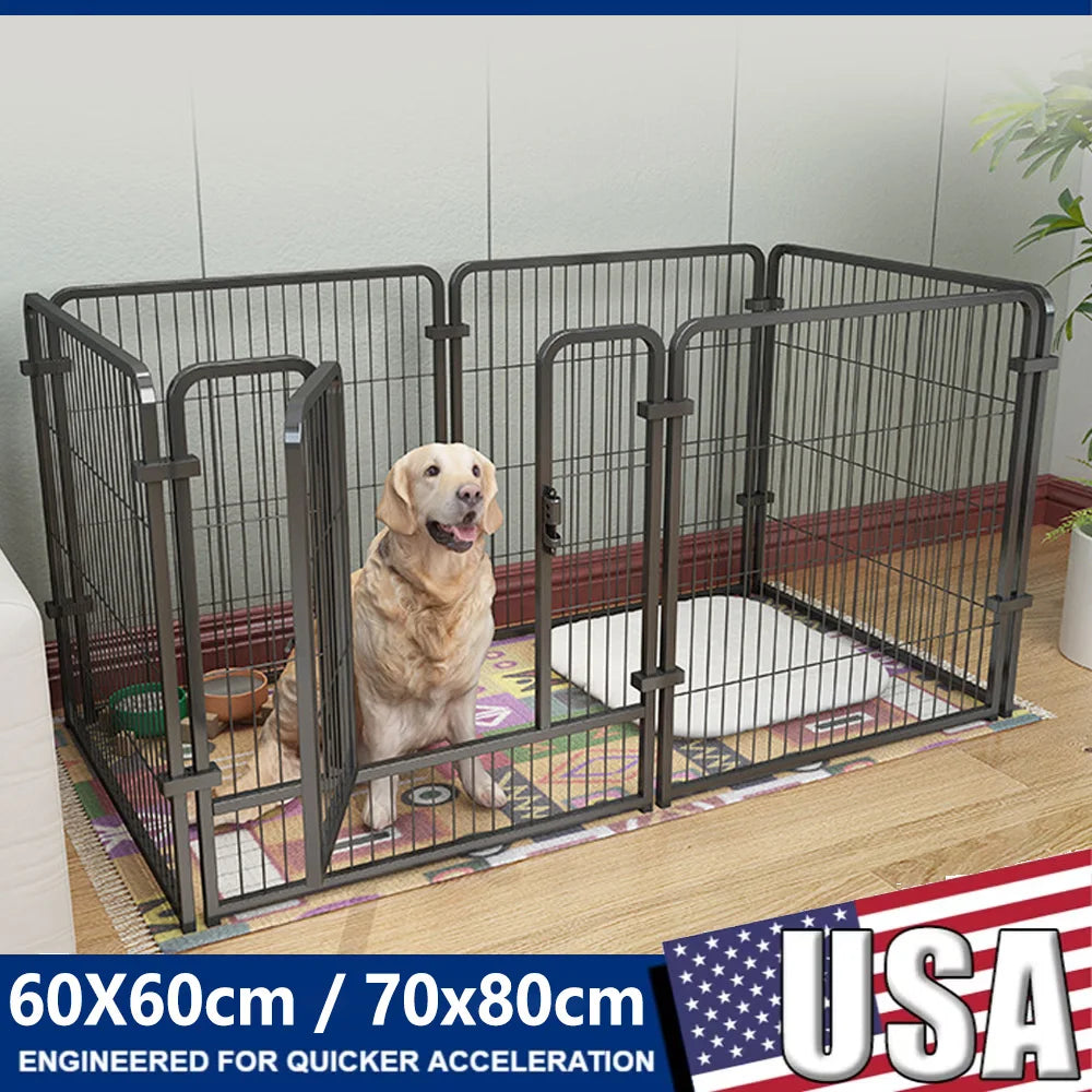 4/6 Panels  Foldable Puppy Playpen