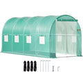 Galvanized Walk-in Tunnel Greenhouse