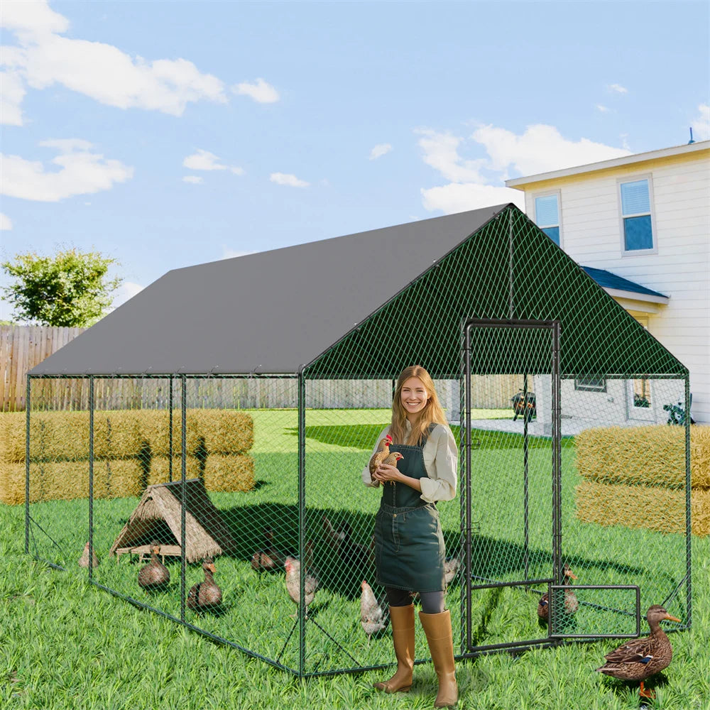 Heavy Duty Walk-In Outdoor Chicken Coop