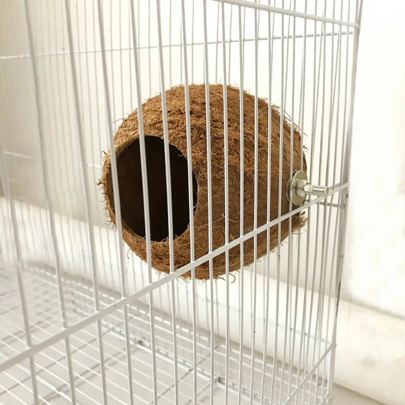 Natural Coconut  Shell Hideaway