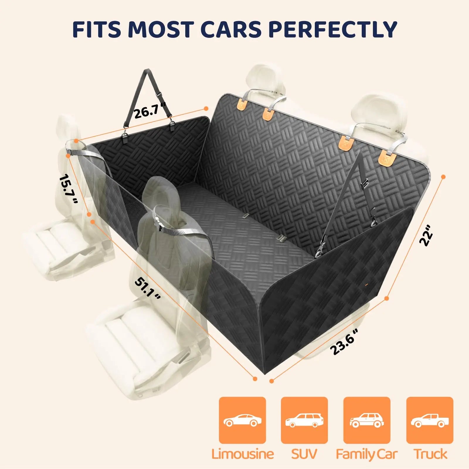 Rear Car Seat Cover