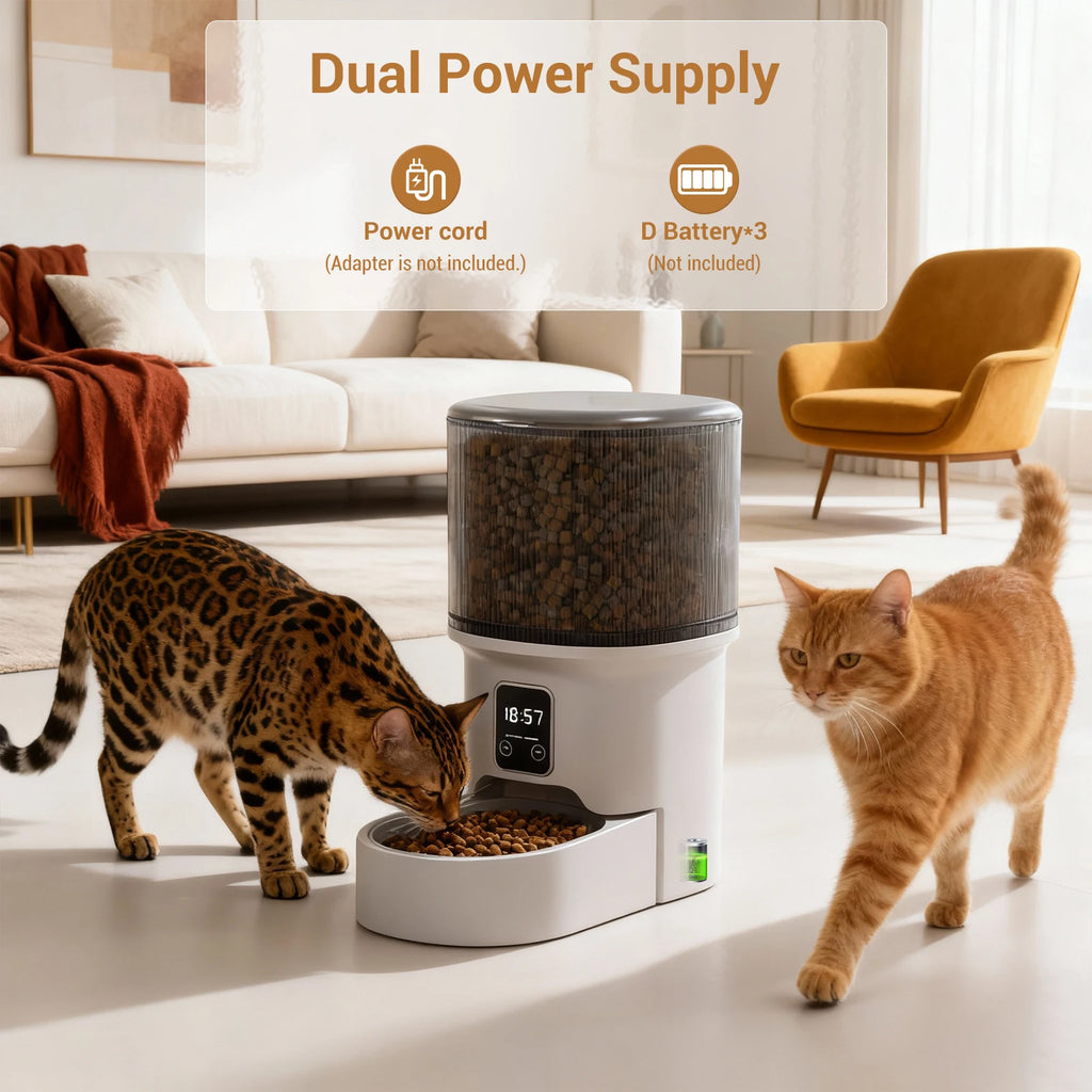 Automatic Cat Feeder with Timer & Portion Control