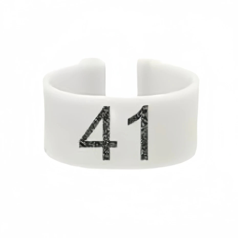 Multi-Color Numbered Identification Leg Bands