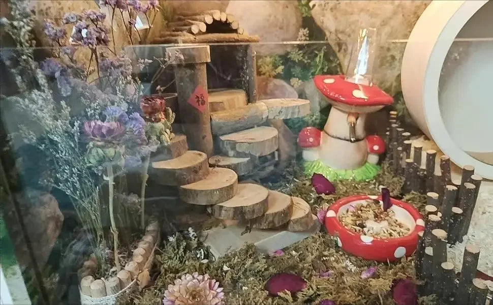 Ceramic Mushroom Set For Hamsters