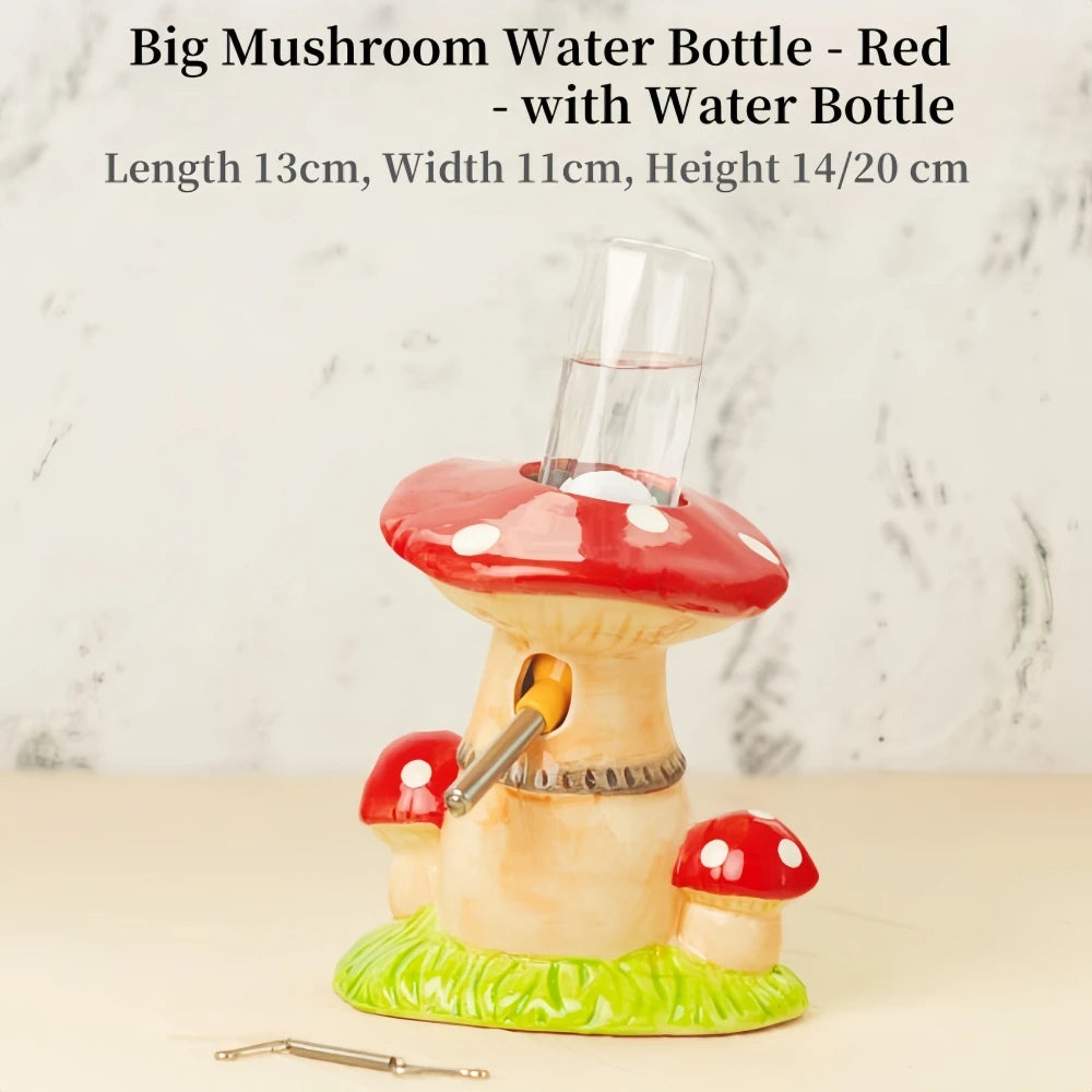 Ceramic Mushroom Set For Hamsters