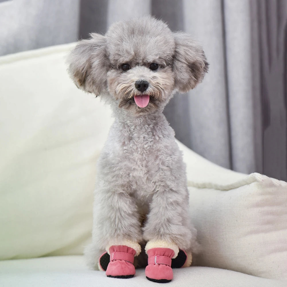4Pcs Winter Snow Boots