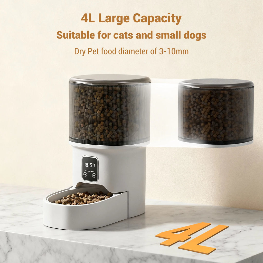 Automatic Cat Feeder with Timer & Portion Control