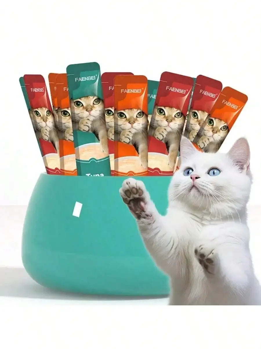 , Assorted Lickable Cat Treats,