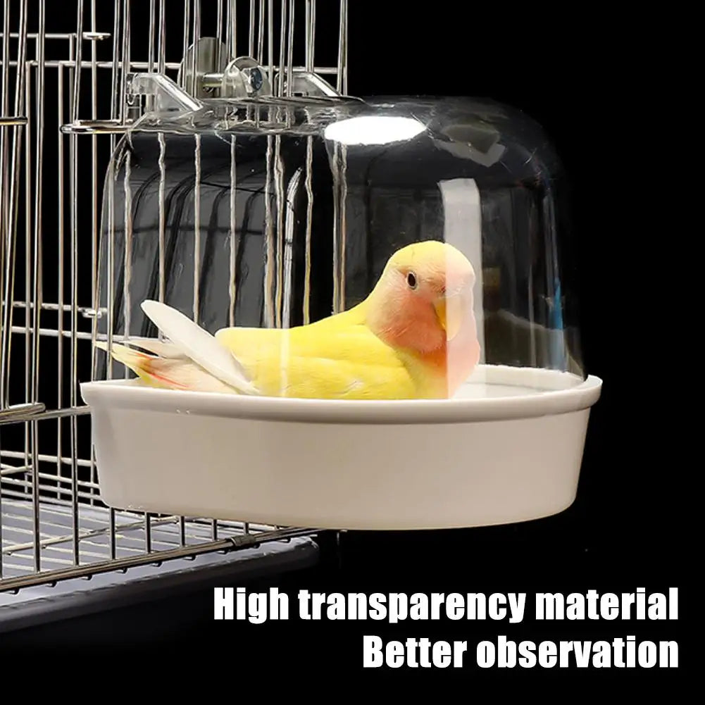 Clear Hanging Bird Bath