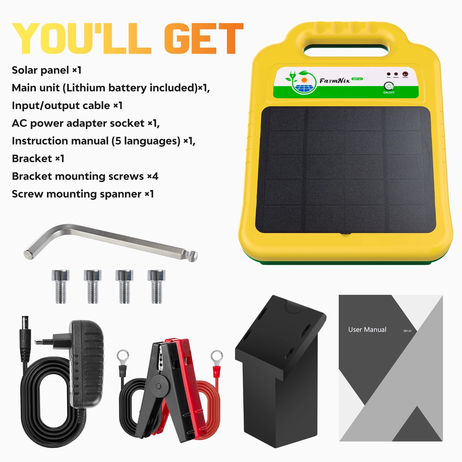 10 Mile Solar Electric Fence Charger