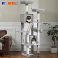 Multi-Level Plush Cat Condo