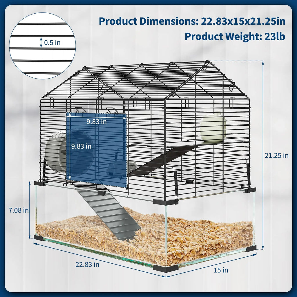 3 Tier Hamster Cage With Accessories