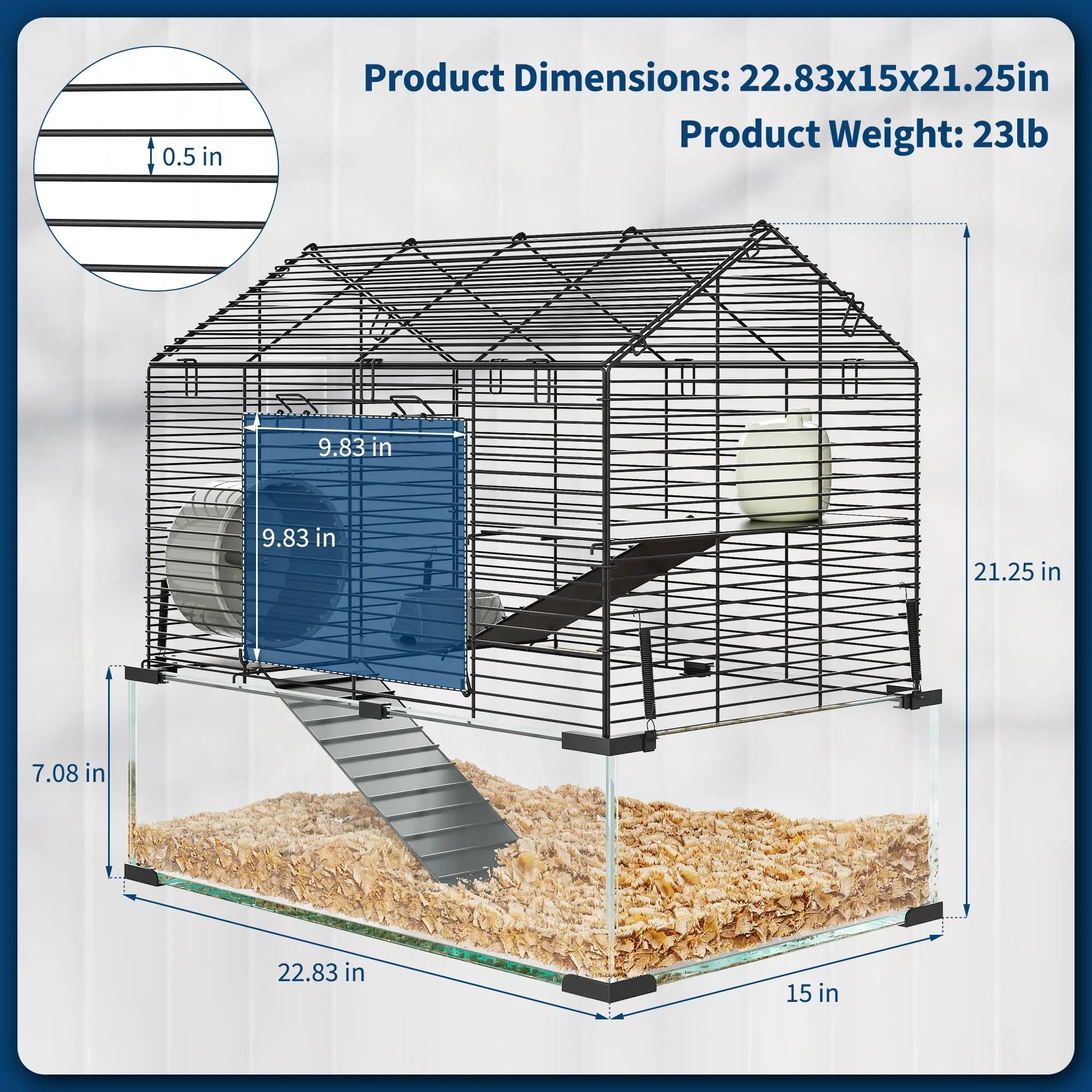 3 Tier Hamster Cage With Accessories