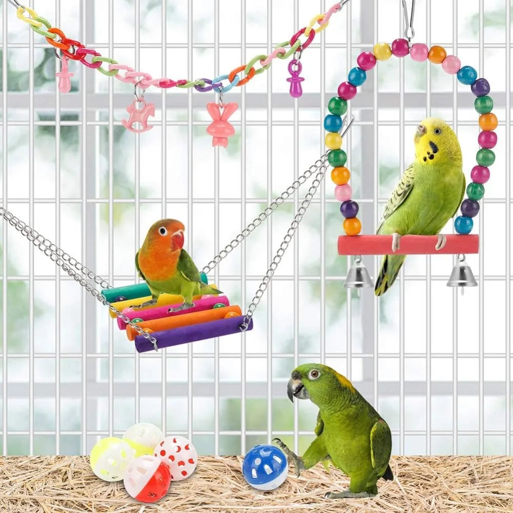 Bird Toys  (11 PCS)