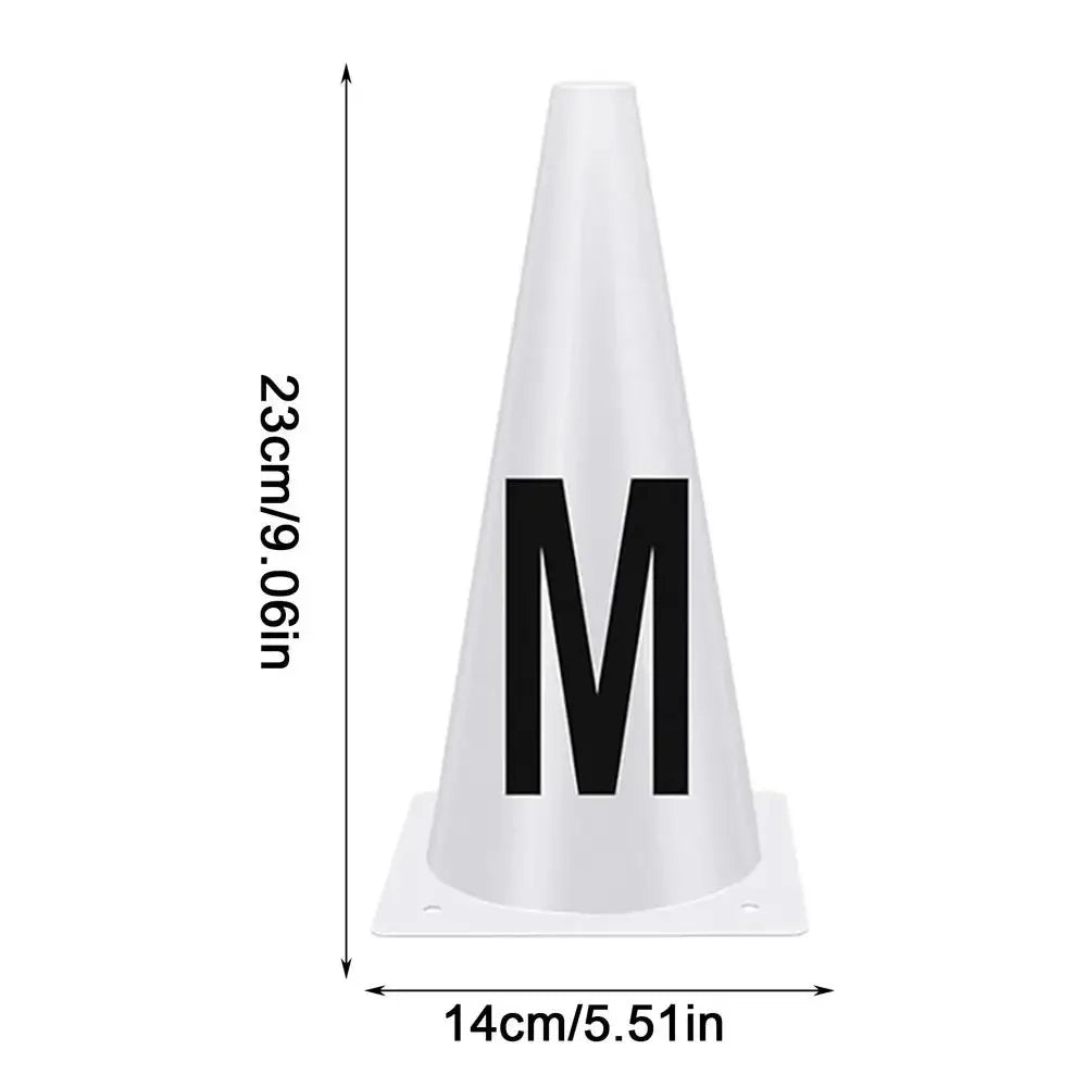 4/8pcs  Dressage Cones With Letters