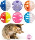 12PCS Plastic Cat Toys with Bell