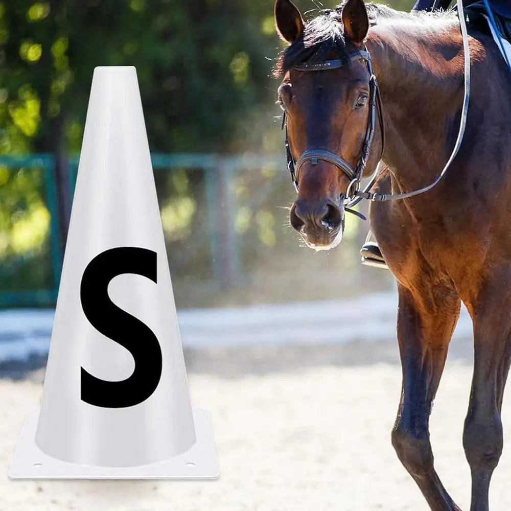 4/8pcs  Dressage Cones With Letters