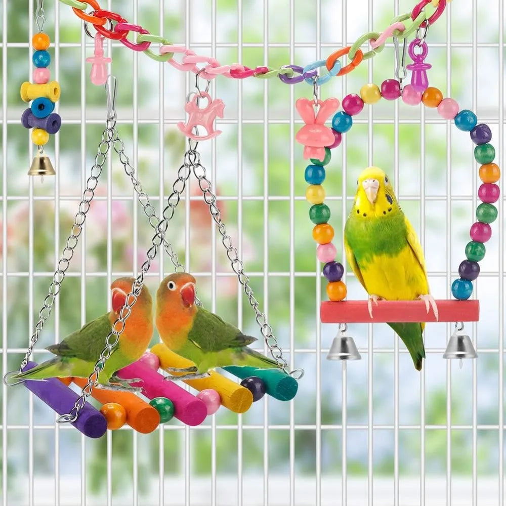Bird Toys  (11 PCS)