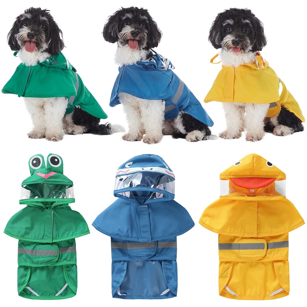 Waterproof Reflective Dog Raincoat