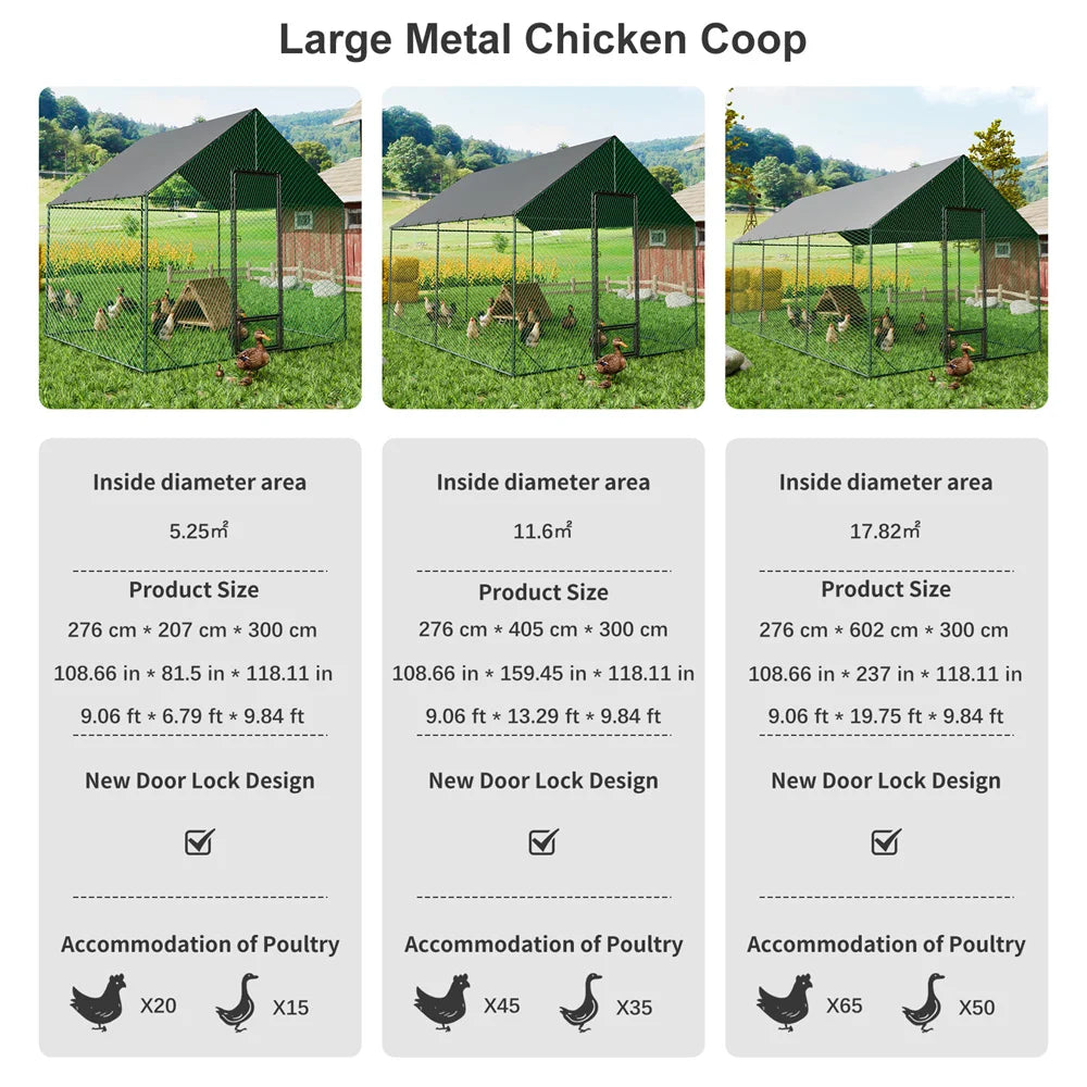 Heavy Duty Walk-In Outdoor Chicken Coop