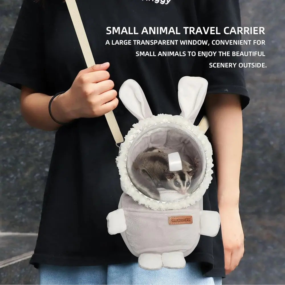 Cute Rabbit Shape Small Animal Carrier