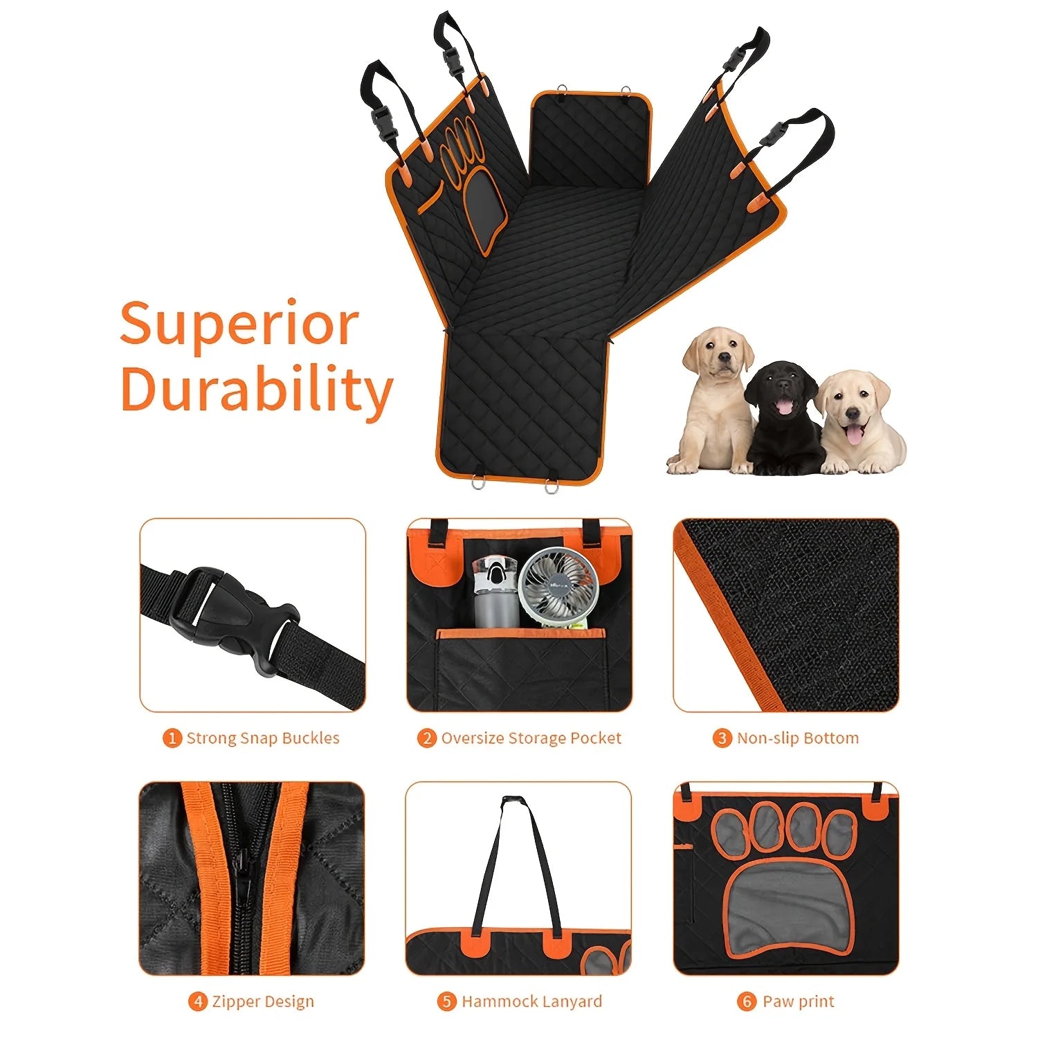 Heavy Duty Dog Seat Cover