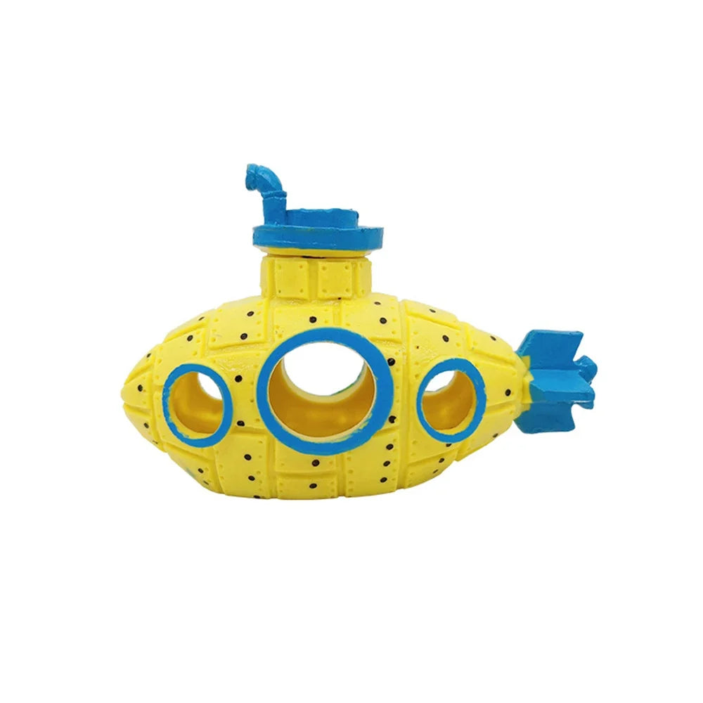Aquarium Submarine Decoration