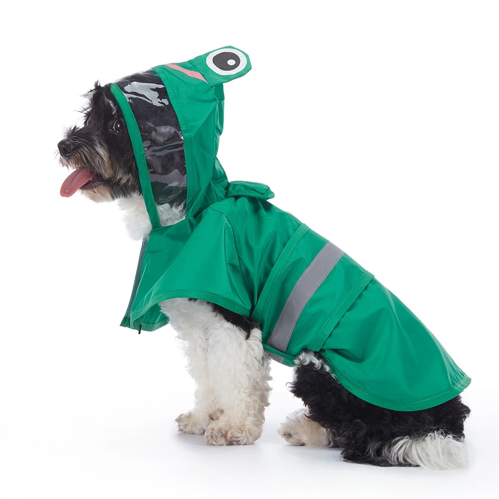 Waterproof Reflective Dog Raincoat