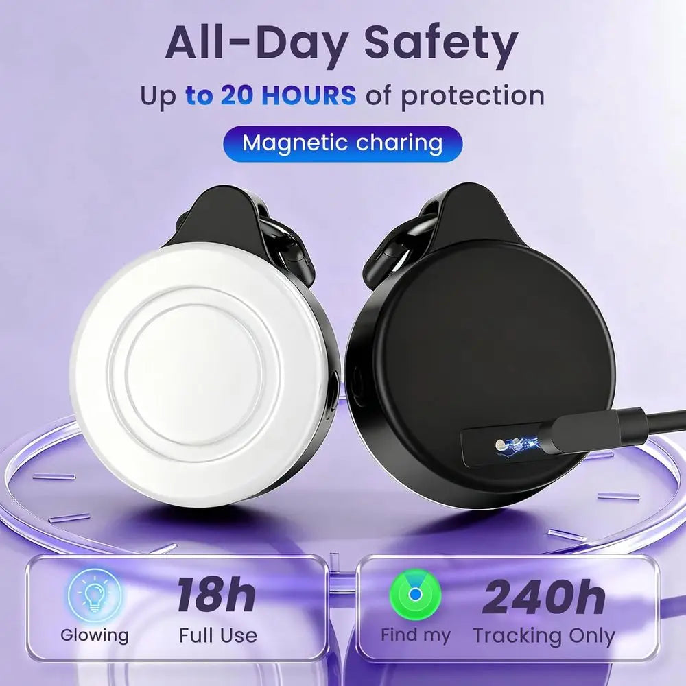 2-in-1 Dog GPS Tracker & LED Collar Light (iOS)