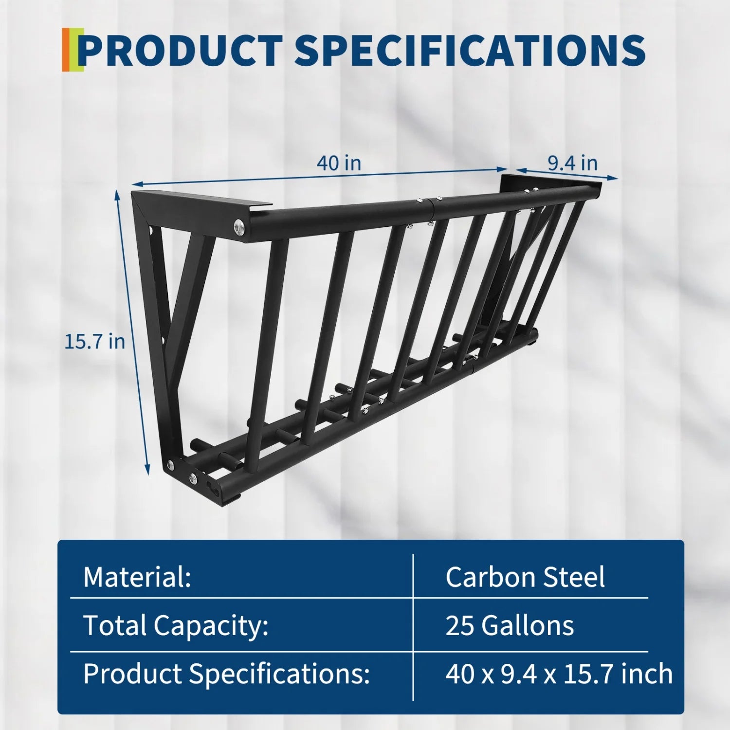 Wall Mount Hay Feeder Rack