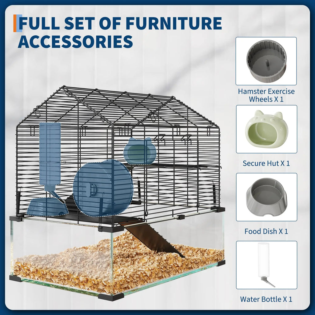 3 Tier Hamster Cage With Accessories