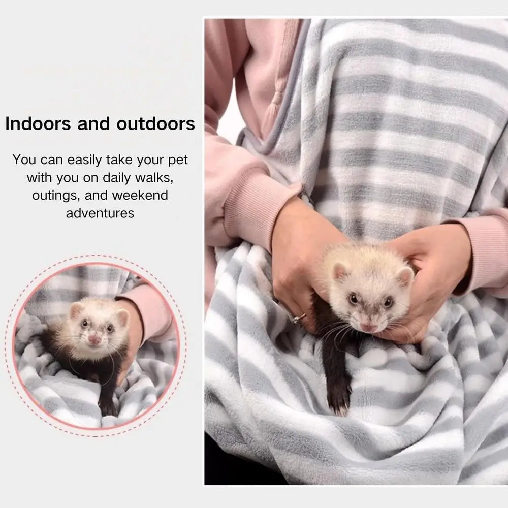 Hands Free Fleece Pet Carrier