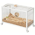 Metal & Acrylic Hamster Cage with Wheels