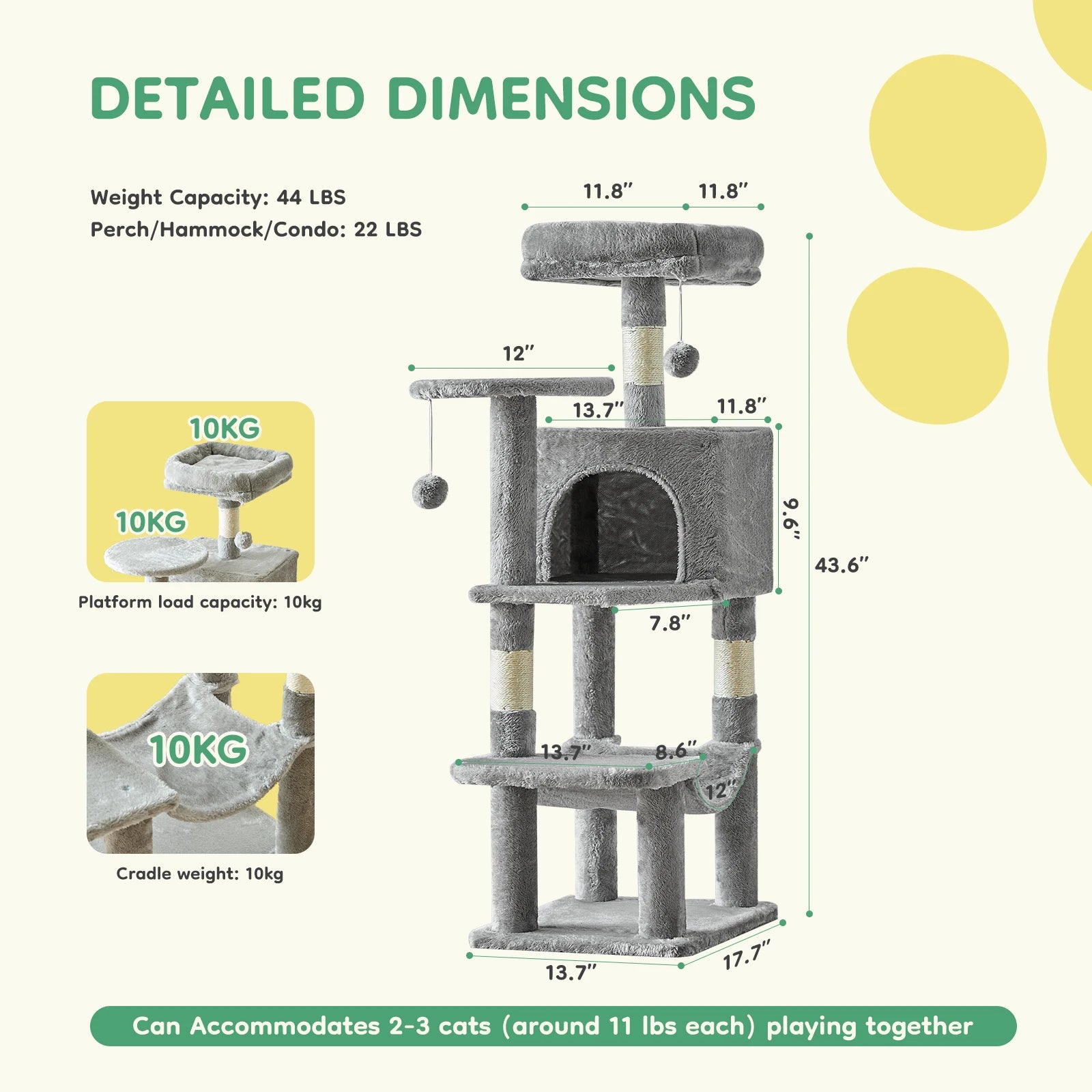 44In Multi-Cat Climbing Tower