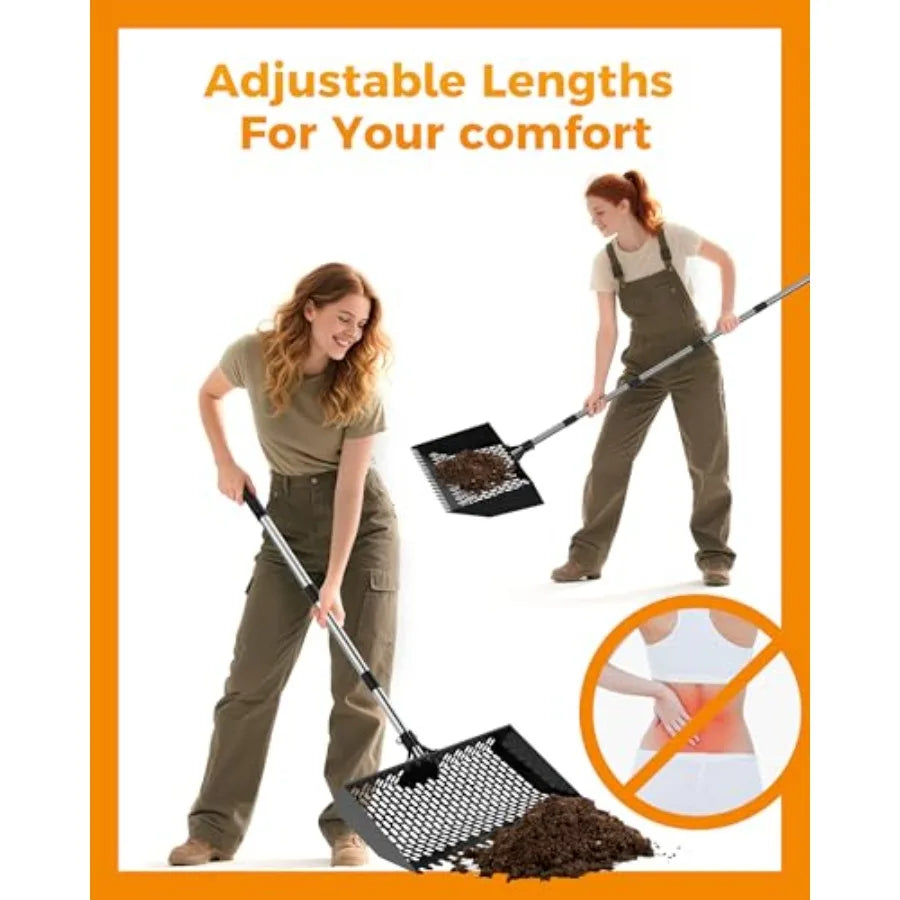 Large 2-in-1 Chicken Poop Scooper