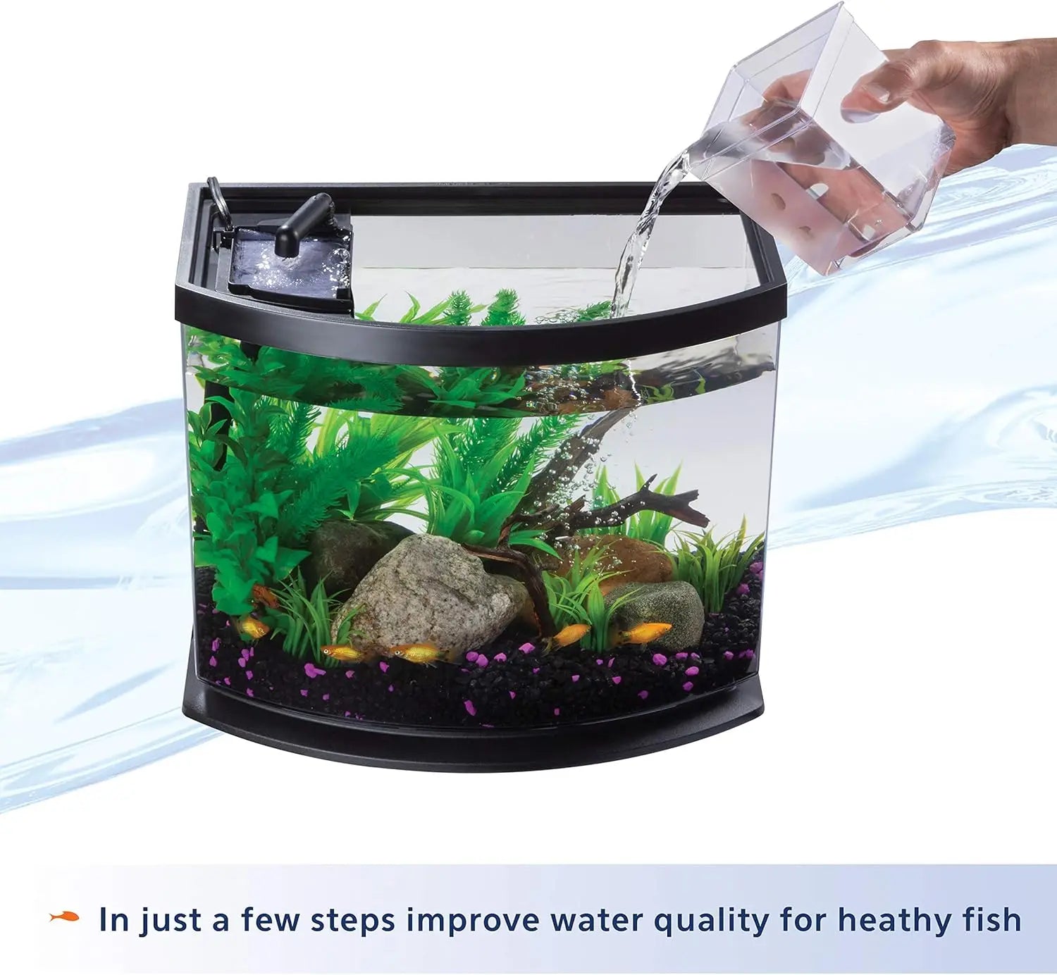 5 Gallon LED Mini Aquarium