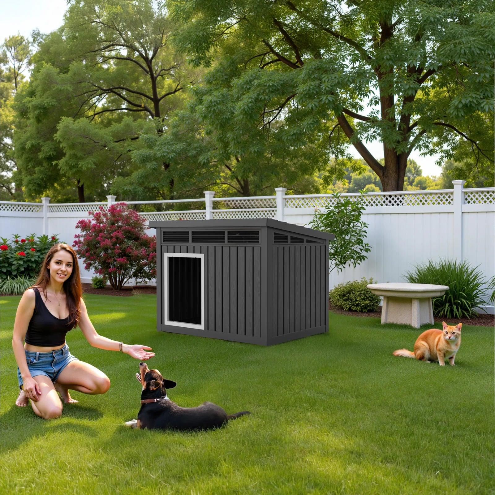 Large Resin Dog House