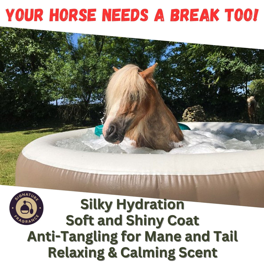 Silk-Stride Equine Shampoo; Frosted Lavender, 32oz