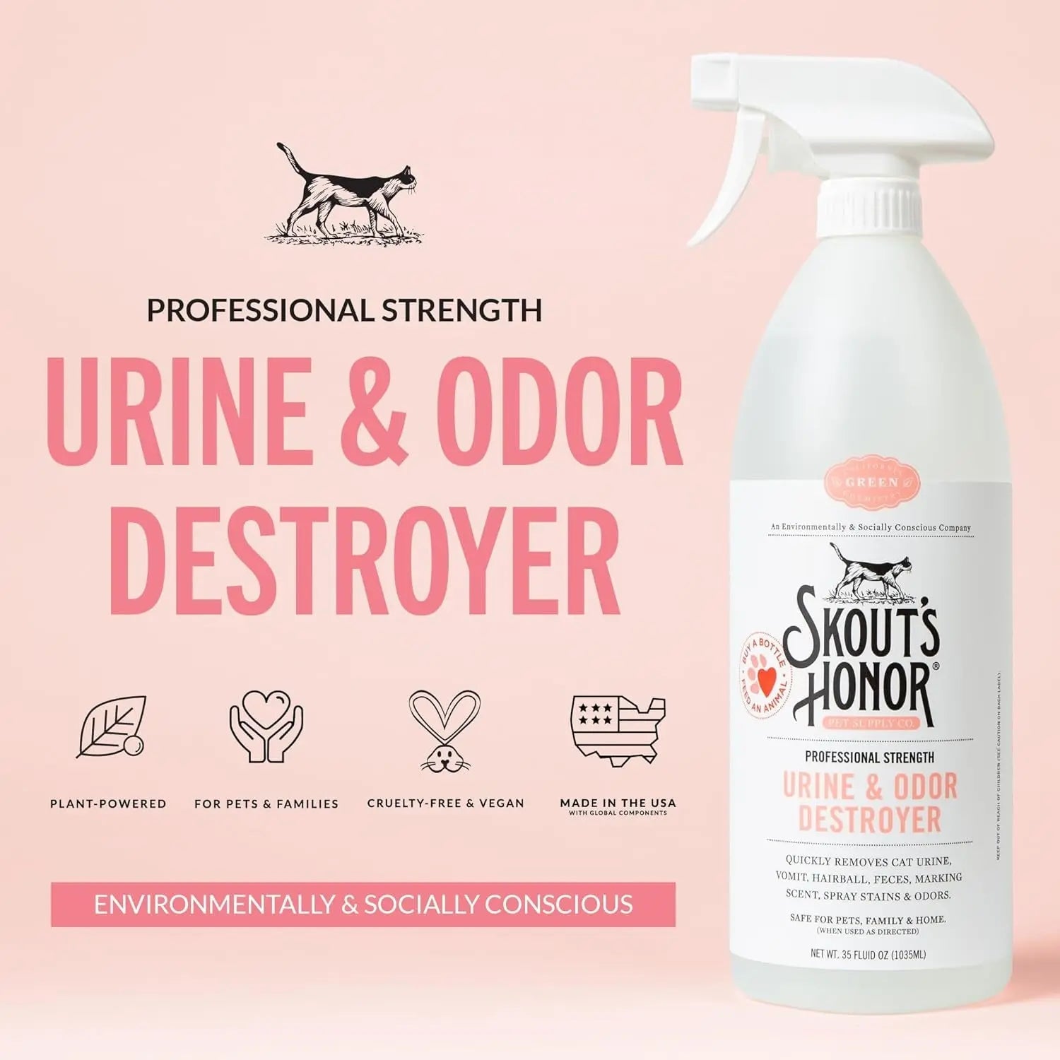 Pro Strength Cat Urine & Odor Destroyer