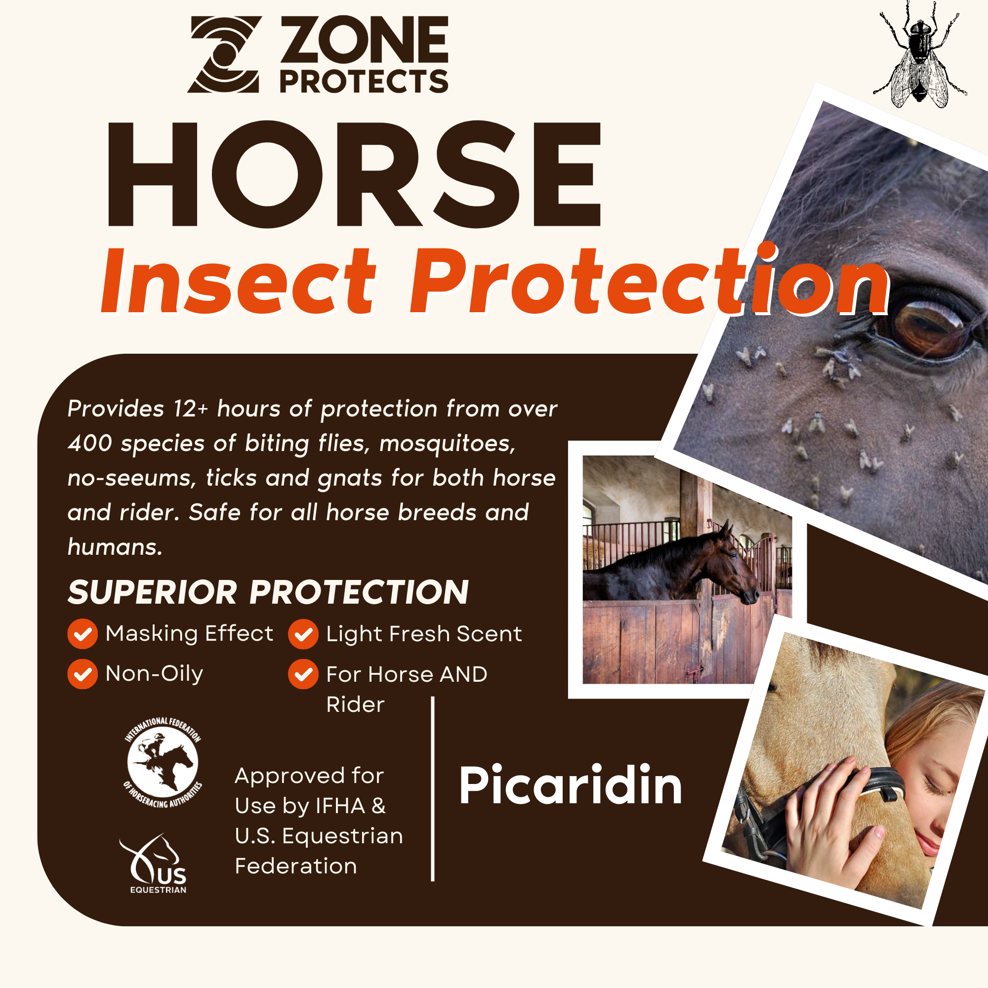 Horse & Rider Fly & Insect Repellent Refill, 32oz