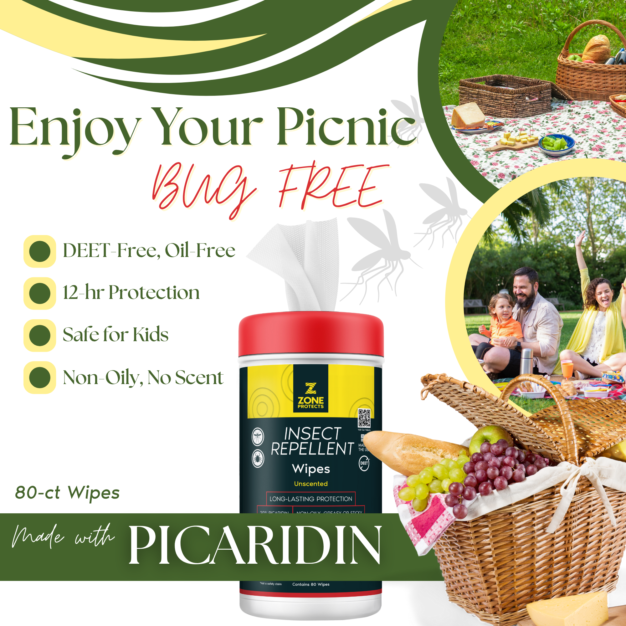 Unscented Picaridin Super Bundle Insect Repellent
