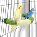 Cozy Plush Perch for Bird Cage