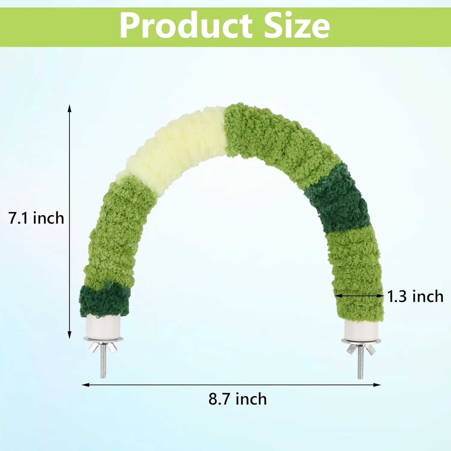 Cozy Plush Perch for Bird Cage