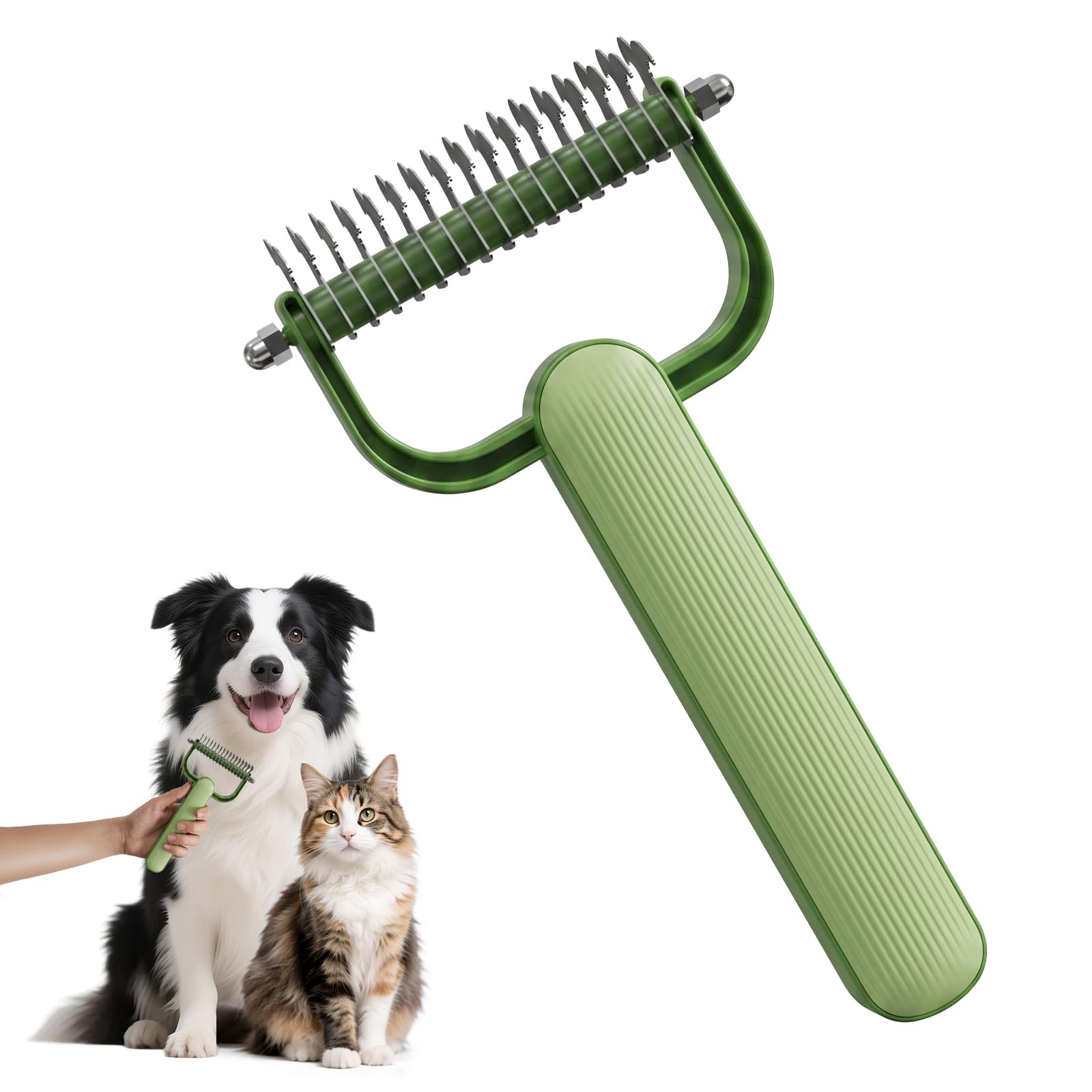New Double-Sided Dematting Comb For Dogs & Cats