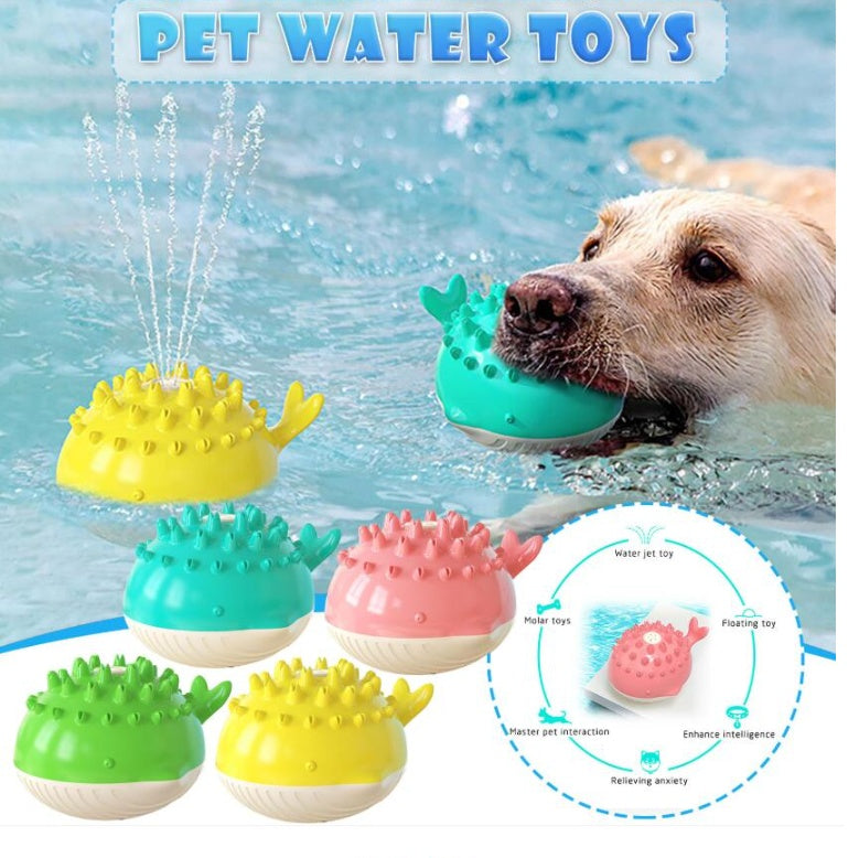 Floating Water Spray Dog Toy