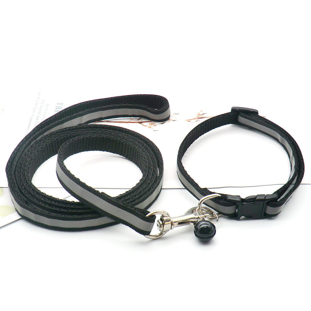 Cloth Leash With Reflective Strip For Dogs