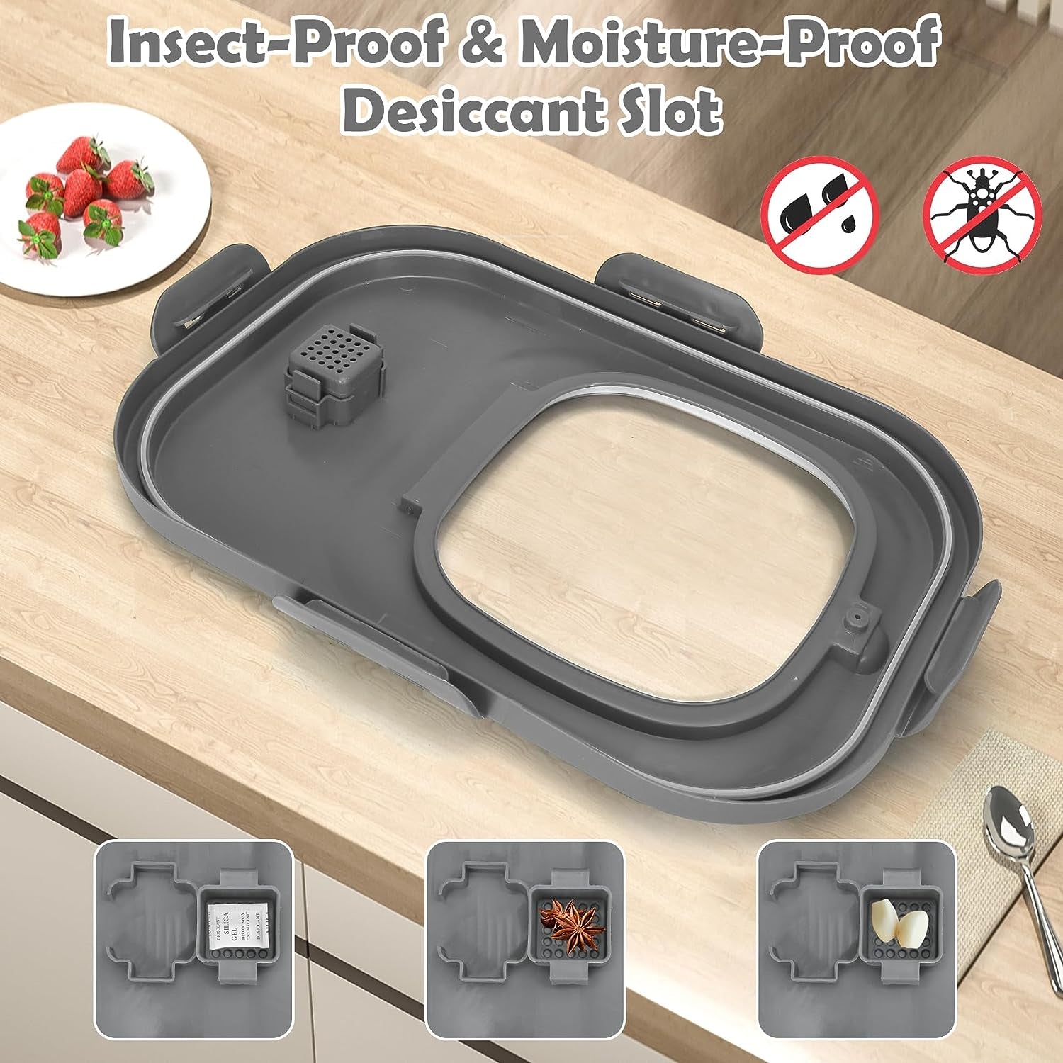 Dog / Cat Food Containers with Wheels